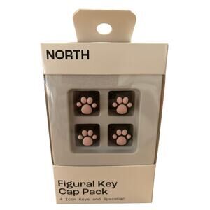 New North Paw🐾Print Accent Key Cap Pack for Keyboard Key Covers Arrows Spacebar